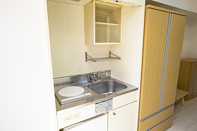 冷蔵庫付きキッチン